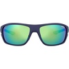 image:imageONEILL DEEPCURRENT 20 Mens Polarized Wrap Sunglasses for Sports UV400 Protection 65 mm Mirror LensesMatte NavyLime Green