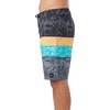 image:imageONEILL Mens 20 Inch Stripe Boardshorts  Water Resistant Swim Trunks for Men with Quick Dry Stretch Fabric and PocketsBlack  Lennox