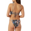 image:imageONEILL Womens Flamenco Bikini Bottoms  Cheeky Coverage Womens Bathing Suit Bottom with High Leg FitBlack  Matira Tropical Middles