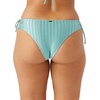 image:imageONEILL Womens Flamenco Bikini Bottoms  Cheeky Coverage Womens Bathing Suit Bottom with High Leg FitMizi Metallic Rib