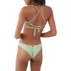 image:imageONEILL Womens Flamenco Bikini Bottoms  Cheeky Coverage Womens Bathing Suit Bottom with High Leg FitOasis Green  Saltwater Solids Hermosa