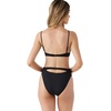 image:imageONEILL Womens Jensen Bikini Bottoms  Skimpy Coverage Womens Bathing Suit Bottom with CrissCross Side Tie DetailBlack  Saltwater Solids Max