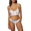 image:imageONEILL Womens Matira Bikini Bottoms  Cheeky Coverage Womens Bathing Suit Bottom with Hipster FitBaja Stripe