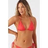 image:imageONEILL Womens Saltwater Solids Venice Triangle Top  Adjustable Halter Straps Removable CupsBittersweet