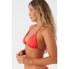 image:imageONEILL Womens Saltwater Solids Venice Triangle Top  Adjustable Halter Straps Removable CupsBittersweet