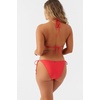 image:imageONEILL Womens Saltwater Solids Venice Triangle Top  Adjustable Halter Straps Removable CupsBittersweet