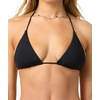 image:imageONEILL Womens Saltwater Solids Venice Triangle Top  Adjustable Halter Straps Removable CupsBlack