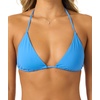 image:imageONEILL Womens Saltwater Solids Venice Triangle Top  Adjustable Halter Straps Removable CupsBlu