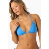 image:imageONEILL Womens Saltwater Solids Venice Triangle Top  Adjustable Halter Straps Removable CupsBlu