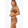 image:imageONEILL Womens Saltwater Solids Venice Triangle Top  Adjustable Halter Straps Removable CupsCoconut Brown