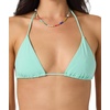 image:imageONEILL Womens Saltwater Solids Venice Triangle Top  Adjustable Halter Straps Removable CupsHoliday