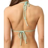image:imageONEILL Womens Saltwater Solids Venice Triangle Top  Adjustable Halter Straps Removable CupsHoliday