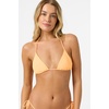image:imageONEILL Womens Saltwater Solids Venice Triangle Top  Adjustable Halter Straps Removable CupsNeon Apricot Nectar