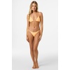 image:imageONEILL Womens Saltwater Solids Venice Triangle Top  Adjustable Halter Straps Removable CupsNeon Apricot Nectar
