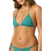 image:imageONEILL Womens Saltwater Solids Venice Triangle Top  Adjustable Halter Straps Removable CupsNorth Sea
