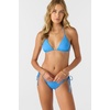 image:imageONEILL Womens Saltwater Solids Venice Triangle Top  Adjustable Halter Straps Removable CupsRgt