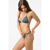 image:imageONEILL Womens Saltwater Solids Venice Triangle Top  Adjustable Halter Straps Removable CupsSlate