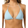 image:imageONEILL Womens Saltwater Solids Venice Triangle Top  Adjustable Halter Straps Removable CupsSos
