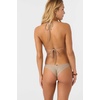 image:imageONEILL Womens Solids Madrid Halter Bikini Top Swim Top with Front Cutout Removable Cups and Adjustable Tie BackDune
