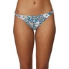 image:imageONEILL Womens Sunset Twist Side Bikini Bottoms  Cheeky Coverage Womens Bathing Suit Bottom with Twist StrapSlate  Eliza Ditsy Sunset