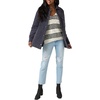image:imageONeill Womens RYA Quilted Snap Jacket  Lyocell Twill Outerwear with Snap Front Chest amp Side Pockets Classic CollarWashed Black