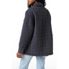 image:imageONeill Womens RYA Quilted Snap Jacket  Lyocell Twill Outerwear with Snap Front Chest amp Side Pockets Classic CollarWashed Black