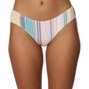 image:imageONEILL Womens Matira Bikini Bottoms  Cheeky Coverage Womens Bathing Suit Bottom with Hipster FitBaja Stripe