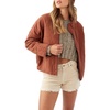 image:imageONEILL Womens Oversized Quilted Jacket  Lightweight Jackets for Women with Pockets  Casual and ComfortableRustic Brown  Mabeline