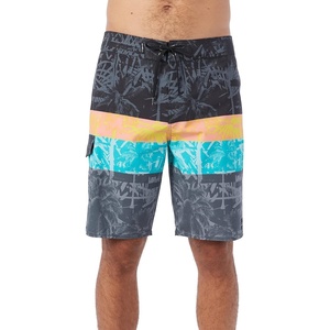 image:imageONEILL Mens 20 Inch Stripe Boardshorts  Water Resistant Swim Trunks for Men with Quick Dry Stretch Fabric and PocketsBlack  Lennox