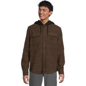 image:imageONEILL Mens Archer Hooded Flannel ShirtTurkish Coffee