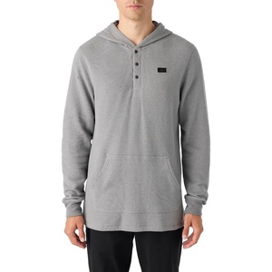 image:imageONEILL Mens Timberlane Long Sleeve Pullover  Comfortable Thermal Hoodie for Men with Front PocketHeather Grey