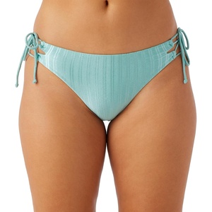 image:imageONEILL Womens Jensen Bikini Bottoms  Skimpy Coverage Womens Bathing Suit Bottom with CrissCross Side Tie DetailMizi Metallic Rib