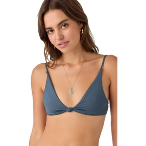 image:imageONEILL Womens Saltwater Solids Seaside Bikini TopSlate