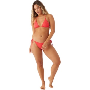 image:imageONEILL Womens Saltwater Solids Venice Triangle Top  Adjustable Halter Straps Removable CupsBittersweet
