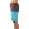 image:imageONEILL Mens 19 Inch Split Print Boardshorts  Quick Dry Swim Trunks for Men with Fabric and PocketsTurquoise  Hyperfreak Tech Trvlr Nomad 20
