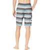 image:imageONEILL Mens 21 Inch Outseam Ultrasuede Swim BoardshortBlack Santa Cruz Stripe