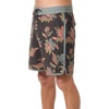image:imageONEILL Mens Cruzer Scallop 18 Inch Boardshorts  QuickDry Stretch Fabric AbovetheKnee Fit Black 36