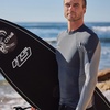 image:imageONEILL Mens Mens Hyperfreak Skins Long Sleeve RashguardTempsteelSmoke