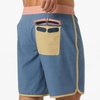 image:imageONEILL Mens ORiginals Pigment Scallop 18 Inch Boardshorts  Hyperfreak Stretch Vintage Wash ComfortBlue Fusion