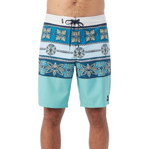 image:imageONEILL Mens 20 Inch Geo Print Boardshorts  Water Resistant Swim Trunks for Men with Quick Dry Stretch Fabric and PocketsAqua Wash