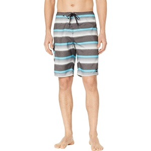 image:imageONEILL Mens 21 Inch Outseam Ultrasuede Swim BoardshortBlack Santa Cruz Stripe