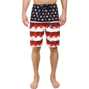 image:imageONeill Mens 21 Inch Outseam Ultrasuede Swim Boardshort Quarters Red White Blue 32