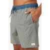 image:imageONEILL Mens Hermosa Retro 17 Inch Elastic Waist Swim Trunks  Recycled Stretch Fabric amp Hyperdry TechnologySgsseagrass