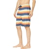image:imageONeill Mens 21 Inch Outseam Ultrasuede Swim Boardshort Turquoise Plaid 30Bone  Santa Cruz Stripe