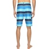 image:imageONeill Mens 21 Inch Outseam Ultrasuede Swim Boardshort Turquoise Plaid 30Navy Stripe