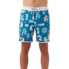 image:imageONEILL Mens 18 Inch Tropical Print Boardshorts  Quick Dry Swim Trunks for Men with Fabric and PocketsBay Blue  Cruzer Scallop 18
