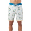 image:imageONEILL Mens 18 Inch Tropical Print Boardshorts  Quick Dry Swim Trunks for Men with Fabric and PocketsCream  Cruzer Scallop 18