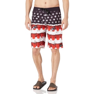 image:imageONeill Mens 21 Inch Outseam Ultrasuede Swim Boardshort Turquoise Plaid 30Cups N Quarters  Party