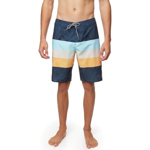 image:imageONeill Mens 21 Inch Outseam Ultrasuede Swim Boardshort Turquoise Plaid 30Navy Region