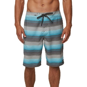 image:imageONeill Mens 21 Inch Outseam Ultrasuede Swim Boardshort Turquoise Plaid 30Stripe Ocean  Santa Cruz Stripe